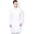 thumbnail image 1 of Royal White 100% Madras Cotton Kurta Pyjama Set, 1 of 1
