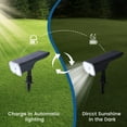 thumbnail image 5 of Oggfader Solar Lights Outdoor Decorative LED Outdoor Land scape Spotlights Garden Lights Wireless Solar Powered Outdoor Lighting For Yard, 5 of 8