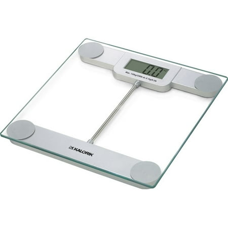 kalorik precision digital bathroom scale, glass - walmart kalorik precision digital bathroom scale, glass - walmart
