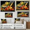 thumbnail image 4 of Designart "Vibrant Food with a Focus on Vegetables II" Food & Beverage Floater Framed Wall Art Living Room, 4 of 7