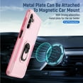 thumbnail image 4 of NIFFPD Galaxy A13 5G Case with Screen Protector, Shockproof Phone Cover Case with Ring Kickstand for Samsung Galaxy A13 5G Pink, 4 of 7