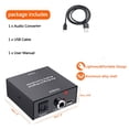 thumbnail image 6 of SOUTHSKY 48khz Analog to Digital Audio Converter,Stereo Analog 3.5mm Aux Jack R/L RCA to Digital Coaxial Toslink Optical SPDIF Audio Adapter Box, 6 of 7