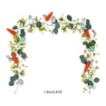 thumbnail image 3 of geerera 6ft Artificial Eucalyptus Garland with Eggs & Carrots, Hanging Fake Flower Greenery Vine for Easter, Spring Wedding Table Centerpiece, Wall Door Hanging, Home Decor, 3 of 9