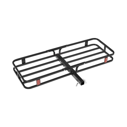 Hitch Cargo Carrier 500 Lbs, Folding Cargo Carrier with Net - 2 Inch Receiver, Heavy Duty Steel Cargo Rack for SUV, Truck, Travel & Camping