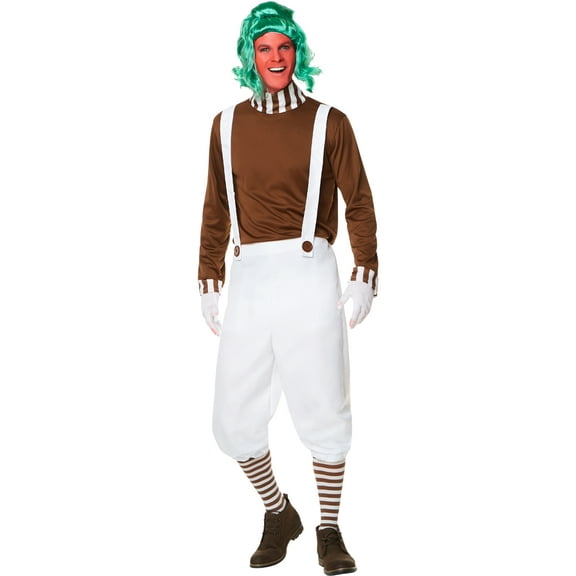Karnival Costumes Chocolate Factory Worker Men's Costume Medium 38-40
