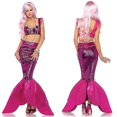 thumbnail image 2 of Disfraz de sirena para mujer, traje de sirena de diosa del mar adulta, 2 of 3