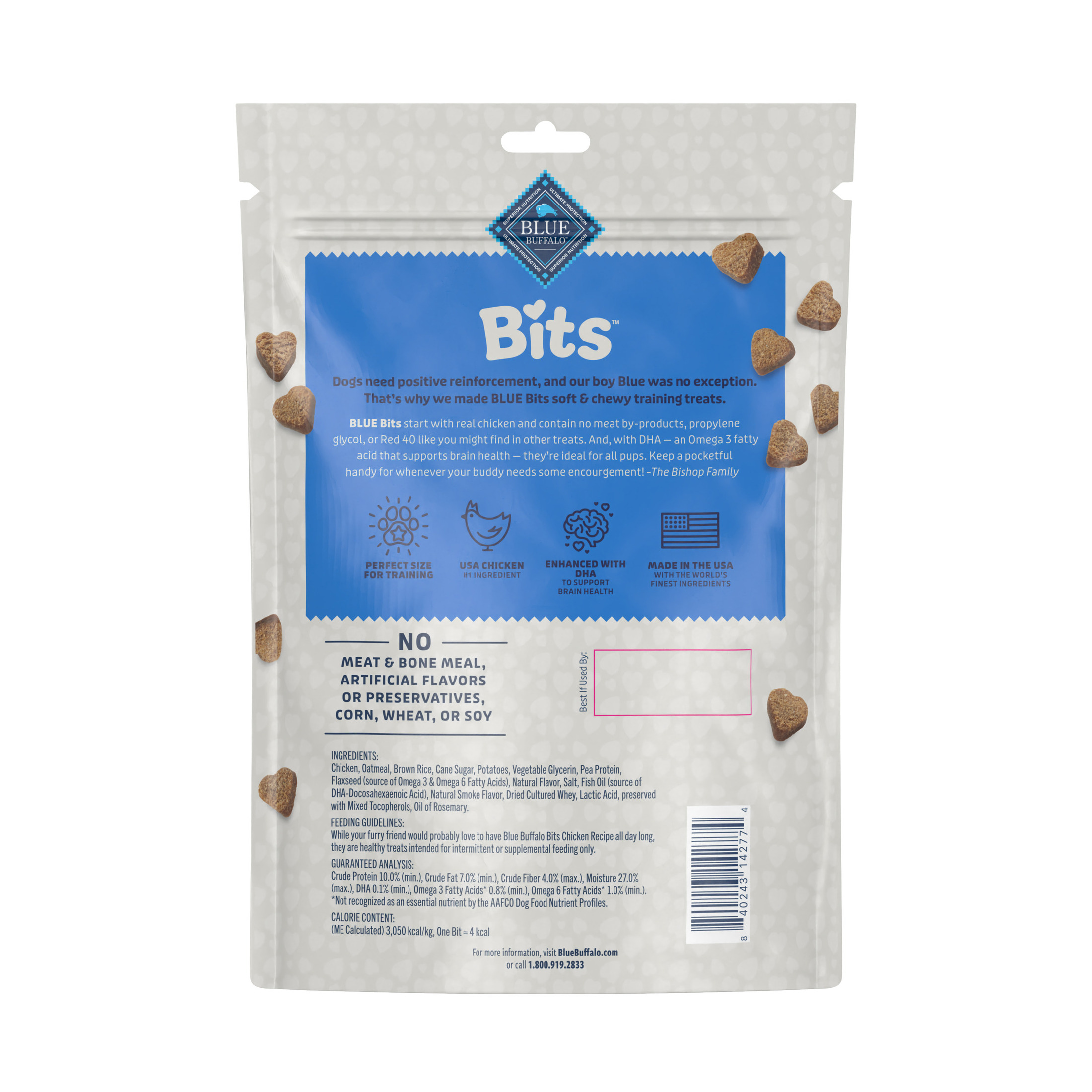 Blue Buffalo Bits Soft Dog Training Treats with DHA, 19-Oz Bag photo 2