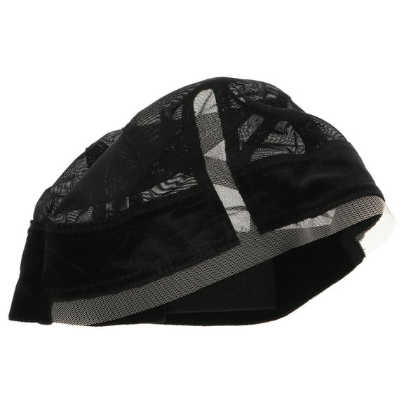 FRCOLOR  Wig Grip Cap Stocking Caps for Wigs Women Long Hair Braid Non Slip Man Black