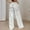 White, variant on Women's Sequin Sparkle Pants Elastic Waist Wide Leg Trousers (Black XXL)
