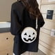 thumbnail image 3 of Bolsa de hombro de cadena cruzada de calabaza del diablo de Halloween, bolso de alta gama para mujeres, 3 of 9