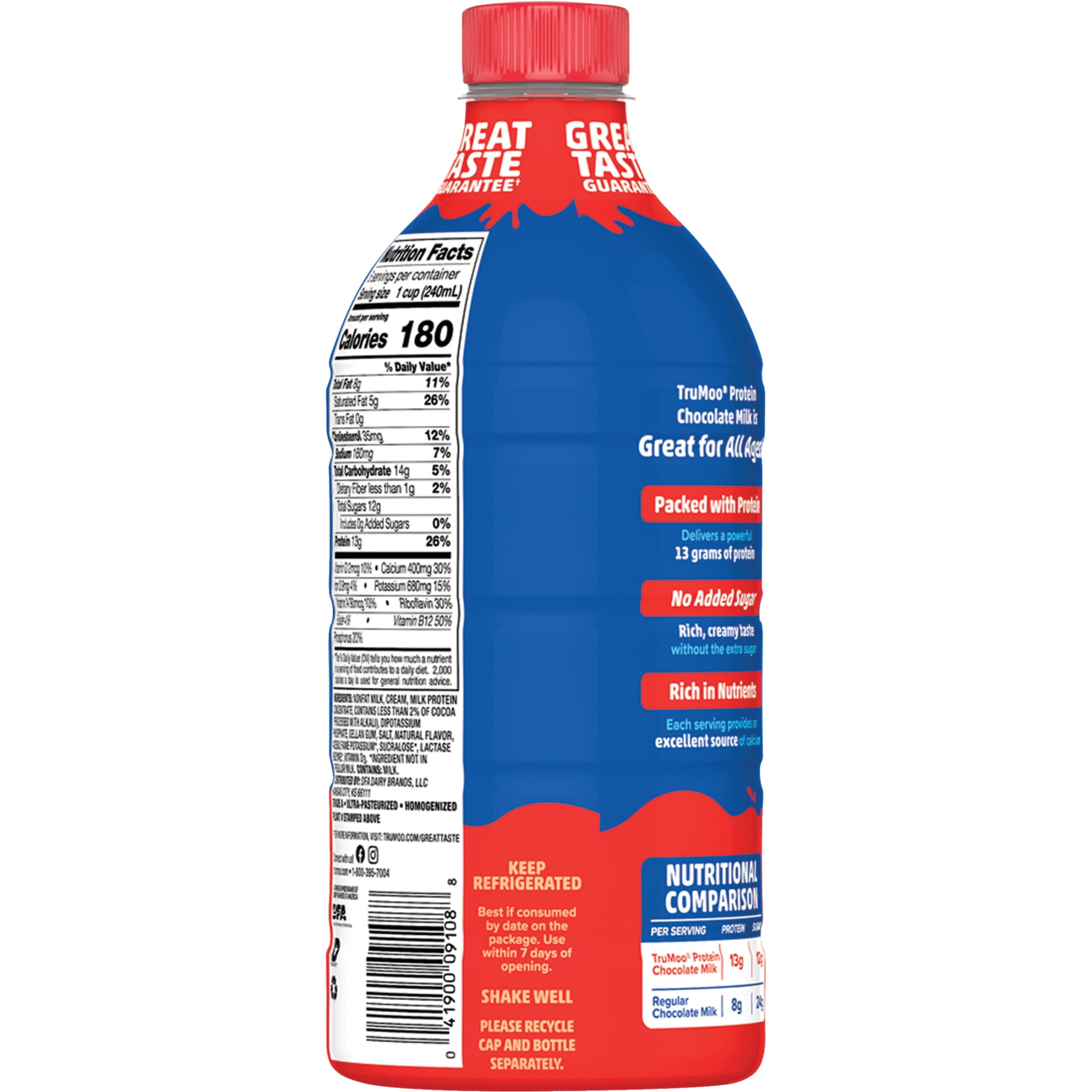 TruMoo Protein Whole Chocolate Milk 48 Fl Oz
