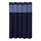 thumbnail image 5 of Cortina de ducha, accesorio versátil para baño, forro de hotel, lavable. Azul marino, 5 of 8