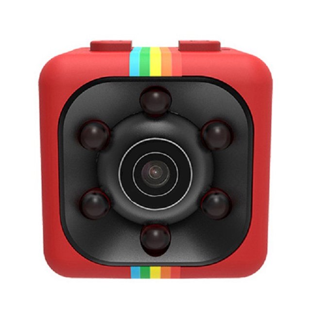 Mini cámara Cámara inalámbrica WiFi 1714P pequeña cámara de vigilancia de seguridad para el hogar de alta definición, sin tarjeta SD, mini cámara portátil para niñera, con detección de movimiento de
