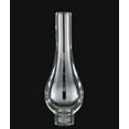 thumbnail image 3 of B&P Lamp® 1 1/2 Inch by 8 Inch Wiena Bulge Style Clear Glass Lamp Chimney for Vintage and Antique Style Globes, 3 of 5
