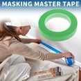 thumbnail image 2 of Cinta de pintor Unique Bargains, fácil de quitar, cinta de enmascarar Master Tape 140U verde, 0.8 pulgadas x 52.5 yardas, 2 of 6