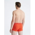 thumbnail image 3 of Calvin Klein Men's Cotton Classics 3-Pack Trunk, Summer Taupe, Fiesta, Black, Small, 3 of 5