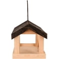 thumbnail image 3 of Esschert Design FB463 Hanging House-Shaped Wood Bird Feeder with Rope, 8"L x 7.88"W x 9"H, 3 of 4