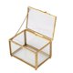 thumbnail image 1 of Caja de joyería de estilo de vidrio geométrico, contenedor de mesa para exhibir recuerdos de joyería, decoración del hogar, 1 of 5