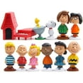 thumbnail image 2 of Cartoon 12 Pcs Cartoon Character Peanuts,Red House and Dog Set 2 Inch Mini Action Figures Set Cake Topper Table Decoration Cute Gift for Kids and Fans, 2 of 5