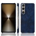 thumbnail image 5 of For Sony Xperia 1 VI Case PU Leather+TPU Slim Litchi Texture Phone Cover - Blue, 5 of 5