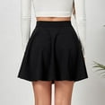 thumbnail image 4 of EDFBUYKRS Female Skirts Maxi Skirts for Women Fall 2026 2023 Women's Solid Corduroy Autumn Winter Skirt Fashion Button High Waist Umbrella Skirt for Women, 4 of 5