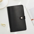 thumbnail image 1 of Libro de ahorro de dinero Presupuesto Binder Portable Suministros Flexibles Organizador Desafío Desafío Binder para presupuestar la decoración de la Negro, 1 of 8