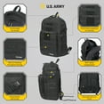 thumbnail image 4 of US ARMY WHISKEY High Performance Tactical Backpack Black, 4 of 9