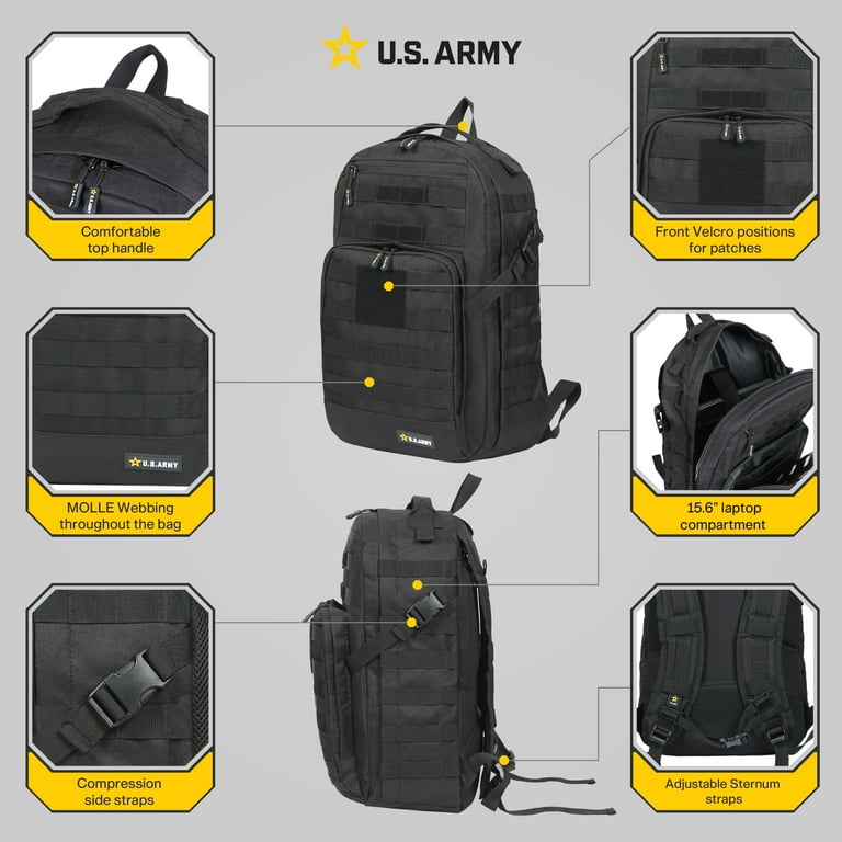 best military tactical laptop backpack Riderbag Xtreme 45L Tactical, Military, Hiking, Gym Bag Daypack  Riderbag Reflective Bike Commuter & Motorcycle Backpacks This backpack has 7 zippered pockets to store and organize your gear Military Backpacks. Tactical Assault Packs