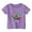 Purple, variant on ibiyuan Boys Shirts Size 10-12,Boy And Girl Fashion Casual Print Round Neck Loose Short Sleeve T Shirt Top