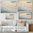 thumbnail image 4 of Designart "Contemporary River In Beige And Grey Tones I" Coastal Ocean Wall Decor, 4 of 7