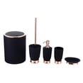 thumbnail image 1 of Juego de 5 piezas de accesorios de baño, dispensador de loción, decoración premium C, 1 of 9