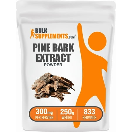 BulkSupplements Pine Bark Extract Powder - 300mg per Serving - 250 Grams (8.8 oz) - 833 Servings