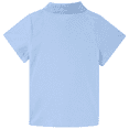 thumbnail image 5 of Lanbubble Boy's Button Down Shirts Hawaiian Aloha Short Sleeve Shirt Tops 3-10T, 5 of 6
