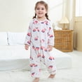 thumbnail image 2 of 9-10 Years Newborn Baby Sleeping Bag Sack With Legs Long Sleeve Blanket Toddler Baby 9 Months 6T Newborn Cotton Button Climbing Suit, 2 of 6