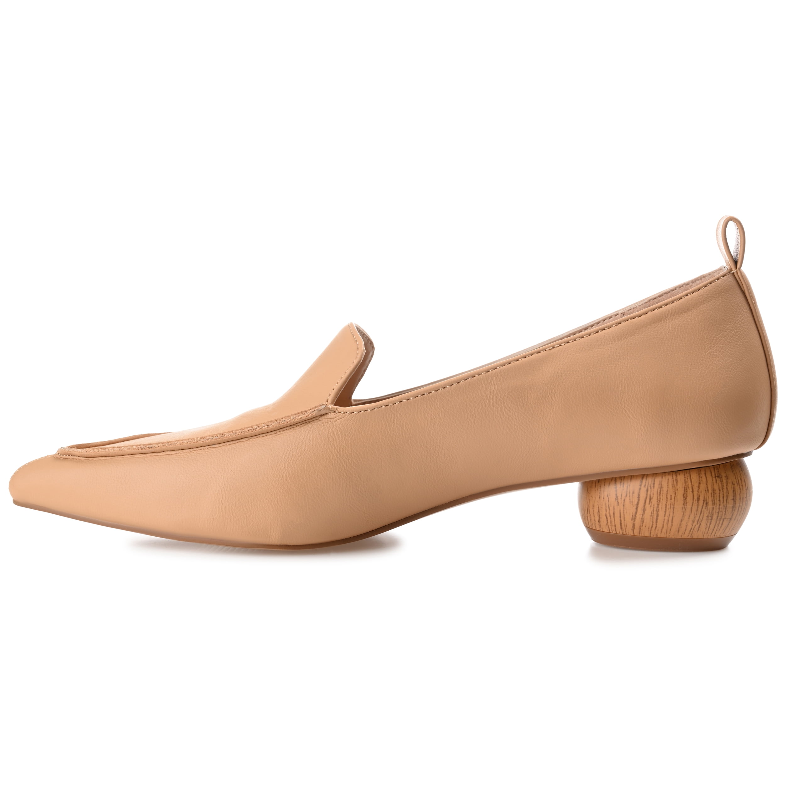 Journee Womens Maggs Loafer Pointed Toe Slip On Flats, Widths Available