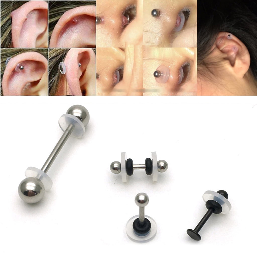 5mm MINI 6 Reusable Nopull Piercing Disc® With 1pr. O-rings 16g Hole 