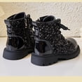 thumbnail image 5 of Children's Boots, Single Boots, British Sequin Strap, Side Zipper Short Boots, 5 of 5