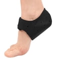 thumbnail image 1 of Funda de silicona para talón con velcro para talón, transpirable, con orificio para los pies, funda protectora de gel cálido antigrietas, 1 of 2
