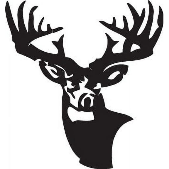 Do It Yourself Wall Decal Sticker Deer Head Animal Kids Boys Bed Room Size: 16x16"