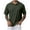 Army Green, variant on Mens Casual Polo Shirts Classic Short Sleeve Button Knitted Golf T Shirts Textured Ribbed Solid Summer Stretch Tees