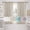 C, variant on Linen Blended Tab Top Curtains Privacy Added Semi Sheer Window Drapes Textured Flax Curtains Loop Pocket 2 Panels for Bedroom