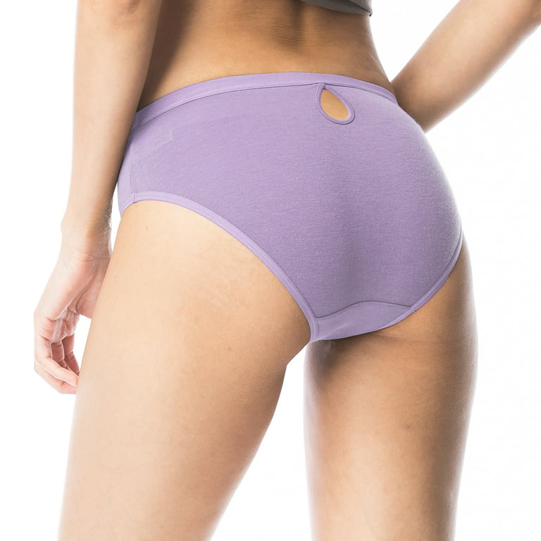 Shero StayFresh V Front Panties, Bacteria Resistant Hipster Panties for  Women with Sensitive Skin, Taupe, LG 