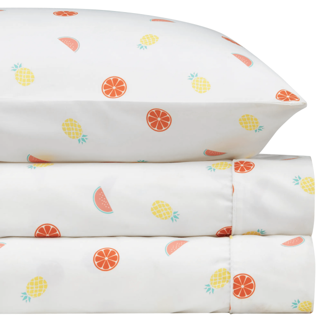 Bouclair Blanc Cassé Ensemble de draps Aya Jumeau