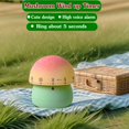 thumbnail image 4 of Nuoswek Lindo Temporizador De Hongos Para Niños Temporizador De Cocina Mecánico De Alto Volumen, Temporizador De Cuenta Regresiva Manual De 60 Minutos Para Aula, Estudio En Casa Y Cocina (Verde), 4 of 5