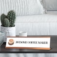 thumbnail image 2 of Awesome Coffee Maker, Gold frame, Desk Sign (2 x 8"), 2 of 3