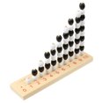 thumbnail image 4 of 1 Set Montessori Mathematics Material Contando Números de Aprendizaje Juguetes Educativos para Bebé Yotijar Bead Bar Number, 4 of 10