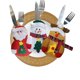 thumbnail image 3 of Juego de 4 soportes para vajilla navideña, bonitos muñecos de nieve, cuchillos, tenedores, bolsas, fundas para Navidad y Año Nuevo, 3 of 5