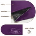 thumbnail image 6 of Pure Dark Purple Area Rug 5x7 FT, Non Slip Bedroom Throw Carpet, Simple Solid Color Washable Soft Floor Carpet Non-Shedding Rug for Dining Room Bedside Classroom Desk, 6 of 9