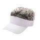 thumbnail image 2 of Gorra con visera Yinane Blanca Cabello Gris para hombres y mujeres, 2 of 8