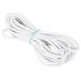 thumbnail image 1 of FAGINEY 7mm 10m/32.8ft Strong Elasticity Round Elastic Rope Cord Stretch Strap Cord Roll Hand Made Stretch String Fabric Crafting Cord For Crafts DIY Sewing Jewelry Making,White, 1 of 8